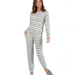 NYTT Cookie Pullover White/Grey Stripe