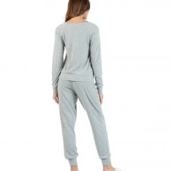 NYTT Pointelle Pebble Sweatpants Grey Pointelle