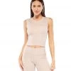 Electric Yoga Cropped Top With Built In Padding
