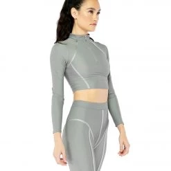 CLOTHING Electric Yoga Oprah Top Grey