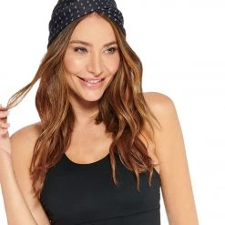 Electric Yoga Allover Bolt Headband Black/Gunmetal