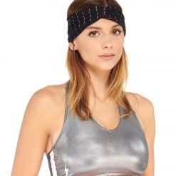 ACCESSORIES Electric Yoga Allover Bolt Headband Black/Rose Gold