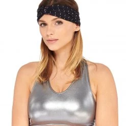 ACCESSORIES Electric Yoga Allover Bolt Headband Black/Rose Gold