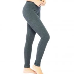 Electric Yoga Ribbed Ultra Yoga Leggings Charcoal CLOTHING