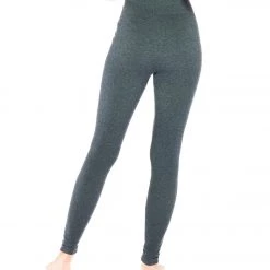 Electric Yoga Ribbed Ultra Yoga Leggings Charcoal CLOTHING