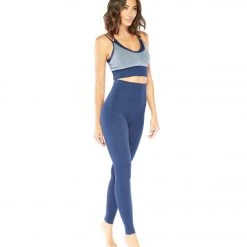CLOTHING Electric Yoga Ribbed Ultra Yoga Leggings Navy