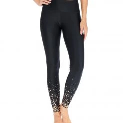CLOTHING Electric Yoga Posh Glitz Yoga Leggings Black