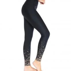 CLOTHING Electric Yoga Posh Glitz Yoga Leggings Black