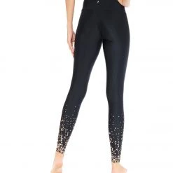 CLOTHING Electric Yoga Posh Glitz Yoga Leggings Black