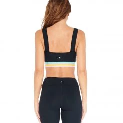 Electric Yoga Milo Rainbow Yoga Sports Bra Black
