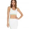 Electric Yoga Milo Rainbow Yoga Sports Bra White CLOTHING