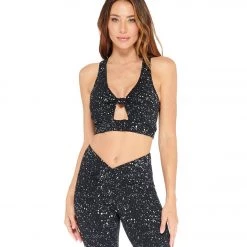 Electric Yoga Maddox Speckle Yoga Sports Bra CLOTHING