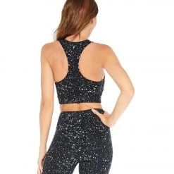 CLOTHING Electric Yoga Maddox Speckle Yoga Sports Bra Black