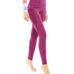 Electric Yoga Side Pocket Perfection Yoga Leggings Purple CLOTHING