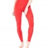 Electric Yoga Feeling Yourself Yoga Leggings Red