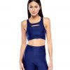 Electric Yoga The Slash Yoga Bra Navy CLOTHING