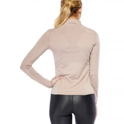 Electric Yoga Let's Mesh Zip-Up Jacket Nude CLOTHING