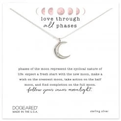 Dogeared Love Through All Phases Necklace