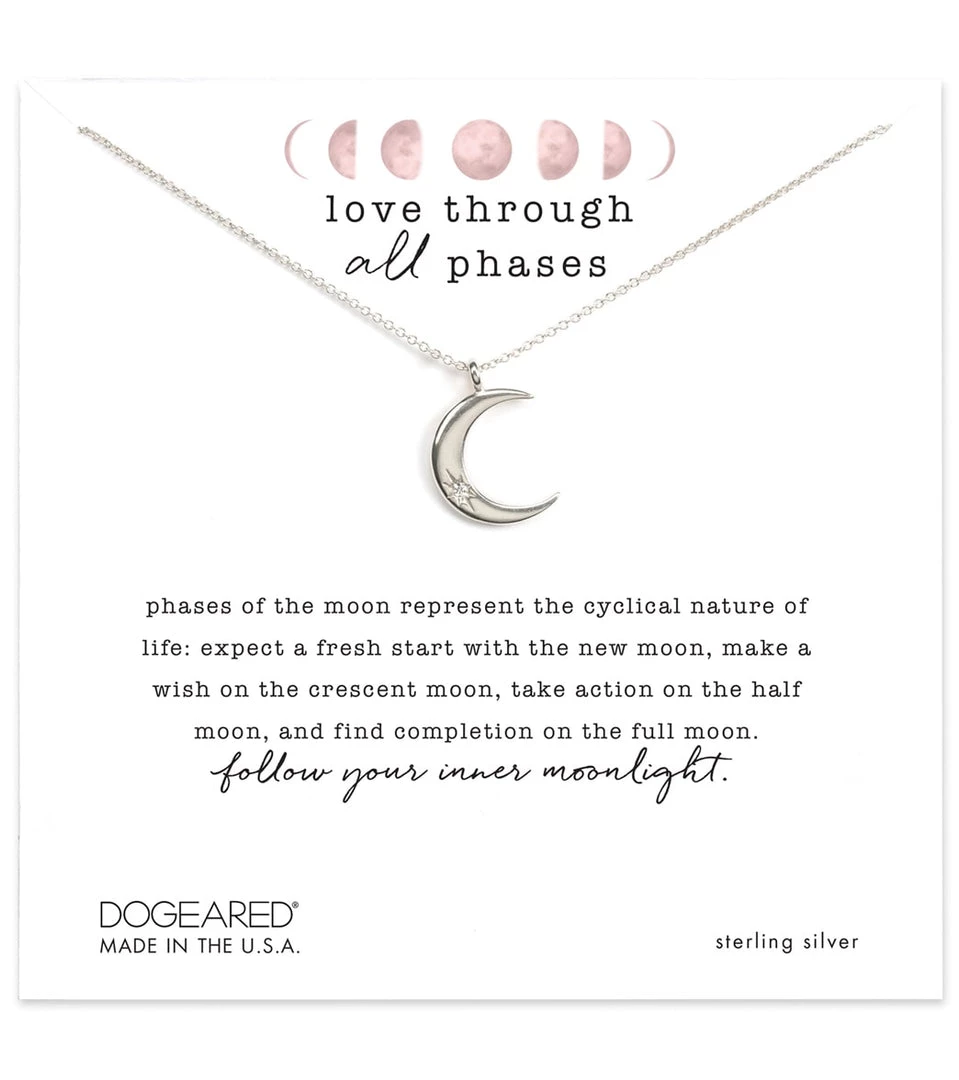 Dogeared Love Through All Phases Necklace 3 Dogeared Love Through All Phases Necklace