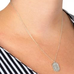 ACCESSORIES Dogeared Protect Me Hamsa Tablet Necklace Silver 9 ACCESSORIES Dogeared Protect Me Hamsa Tablet Necklace Silver