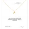 Dogeared Teeny Crescent Necklace