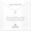 ACCESSORIES Dogeared Good Vibes Only Radiant Sun Necklace Silver
