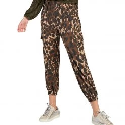 Sadie & Sage Wild N Free Leopard Jogger Pant