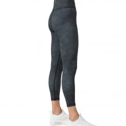 Lilybod Illanois Stucco Print 7/8 Yoga Leggings Black