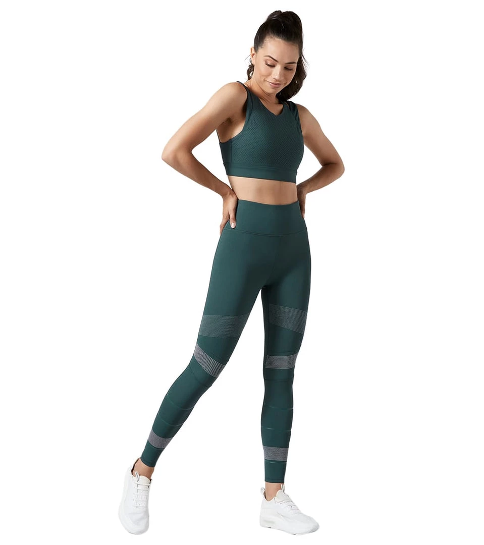 Lilybod Piper Long Yoga Leggings Smoke Green CLOTHING 5 Lilybod Piper Long Yoga Leggings Smoke Green CLOTHING