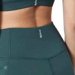 CLOTHING Lilybod Juliet 7/8 Yoga Leggings Smoke Green 9 CLOTHING Lilybod Juliet 7/8 Yoga Leggings Smoke Green