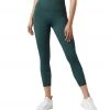 CLOTHING Lilybod Lolah Laser Cut 7/8 Yoga Leggings Smoke Green