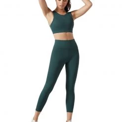 CLOTHING Lilybod Amber Yoga Sports Bra Smoke Green