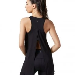 Lilybod Kendall Tie Back Yoga Tank Black CLOTHING 13 Lilybod Kendall Tie Back Yoga Tank Black CLOTHING