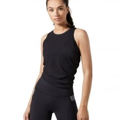 Lilybod Kendall Tie Back Yoga Tank Black CLOTHING 15 Lilybod Kendall Tie Back Yoga Tank Black CLOTHING
