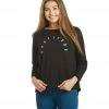 Good HYOUman Maxie Gratitude Arch Long Sleeve Blacksand CLOTHING