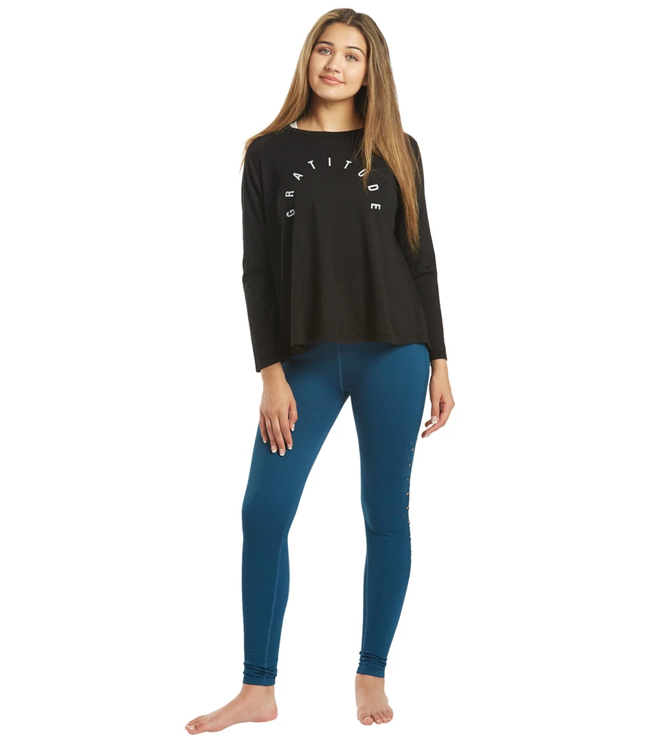 Good HYOUman Maxie Gratitude Arch Long Sleeve Blacksand CLOTHING 6 Good HYOUman Maxie Gratitude Arch Long Sleeve Blacksand CLOTHING