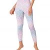 NEW ARRIVALS Onzie High Waisted Basic 7/8 Yoga Leggings Rainbow Snake