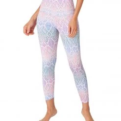 NEW ARRIVALS Onzie High Waisted Basic 7/8 Yoga Leggings Rainbow Snake