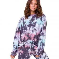 Onzie Boyfriend Sweatshirt True Romance Tie Dye
