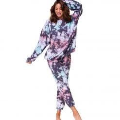 Onzie Boyfriend Sweatshirt True Romance Tie Dye