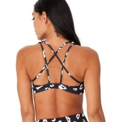 Yoga Sports Bras Onzie Mudra Yoga Sports Bra Black/White