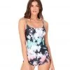 Onzie Yoga & Dance Shortie Leotard True Romance Tie Dye CLOTHING