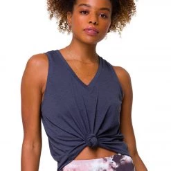 Onzie Knot Yoga Tee Ombre Blue CLOTHING