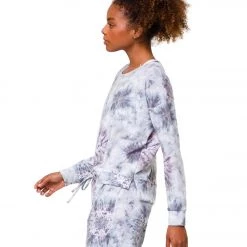 Onzie High Low After Yoga Sweatshirt Cobain Tie Dye