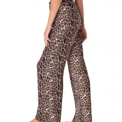 Onzie Freedom Wide Leg Yoga Pants Leopard