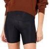 Onzie Ribbed Biker Shorts Black Rib