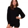 CLOTHING Onzie Cozy Knit Sweater Black