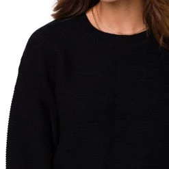 CLOTHING Onzie Cozy Knit Sweater Black