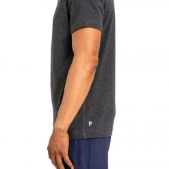 CLOTHING Public Rec Go-To Henley Heather Charcoal