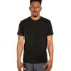 Public Rec Go-To Henley Black CLOTHING